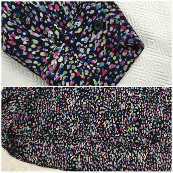 The Limited Splatter Print Asymmetric Tunic - Picture 4 of 4